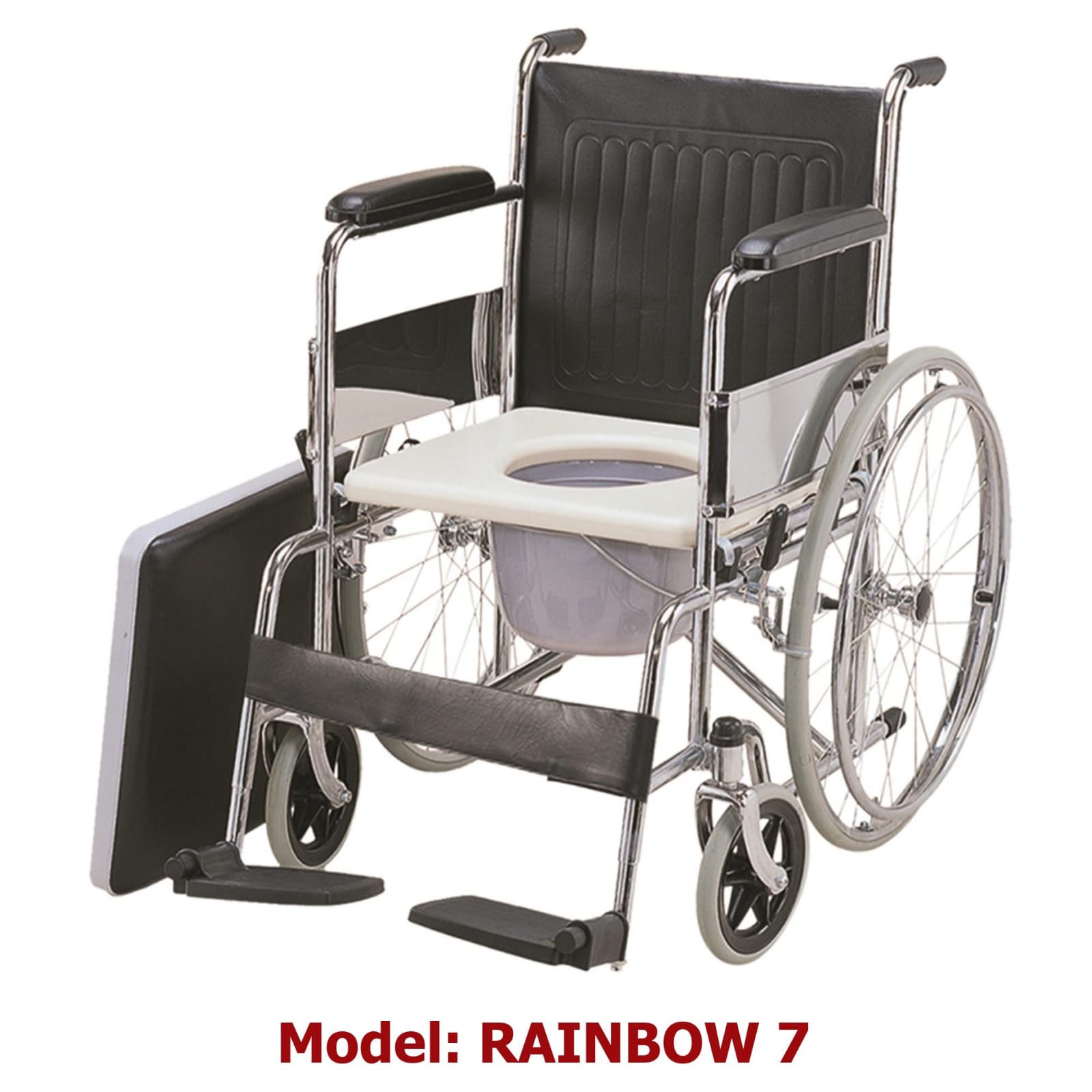 Karma Commode Wheelchair Rainbow 7 On Sale Suppliers, Service Provider in Ashram